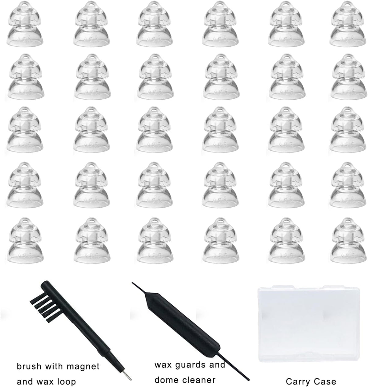 Power Domes for Oticon Mini RITE Hearing Aids (30-Pack)