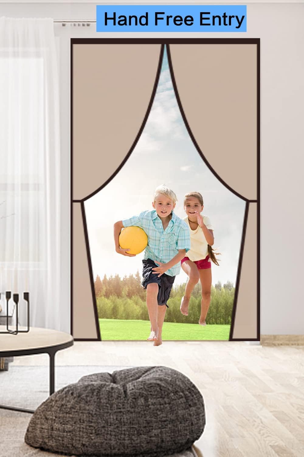 Magnetic Insulated Door Curtain - Thermal Auto-Close Screen