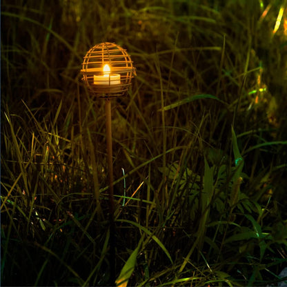 Solar Pathway Lights - Flickering Candle Stake & Hanging