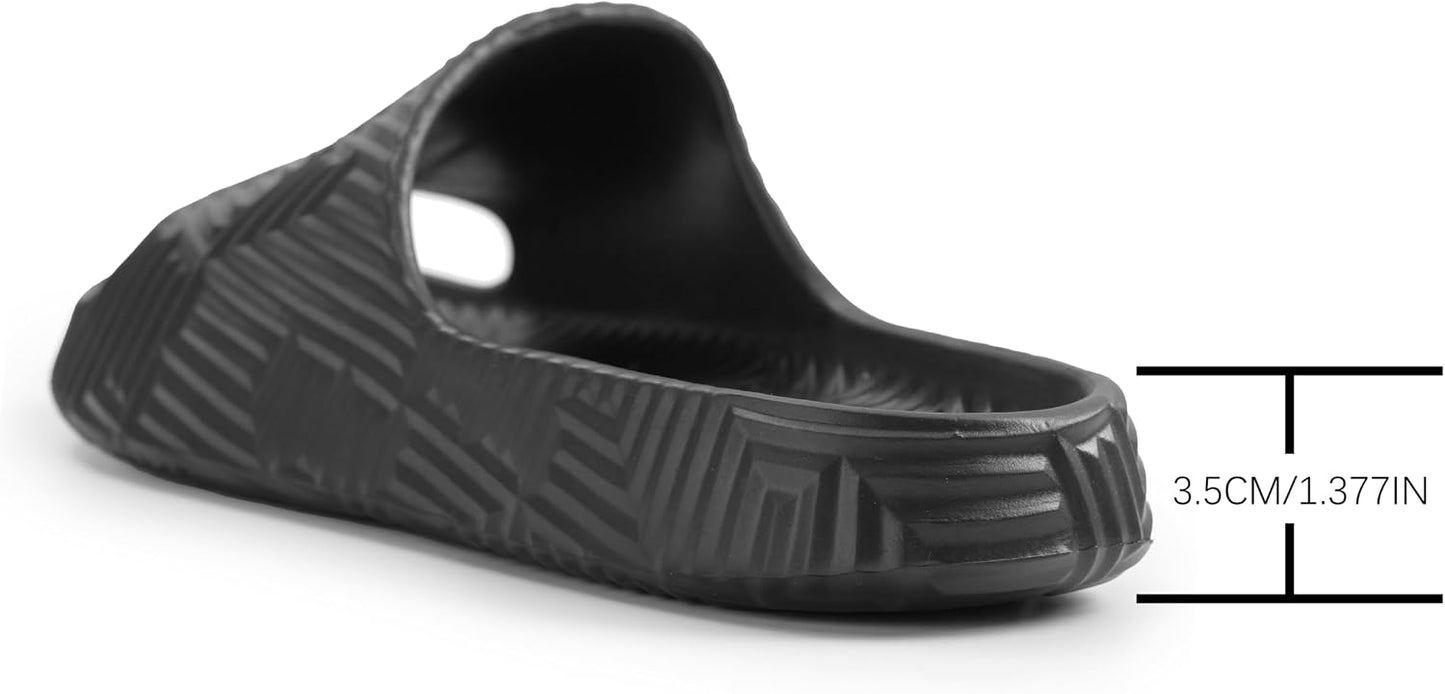 Premium Cloud Comfort Slides – Non-Slip Shower & House Slippers