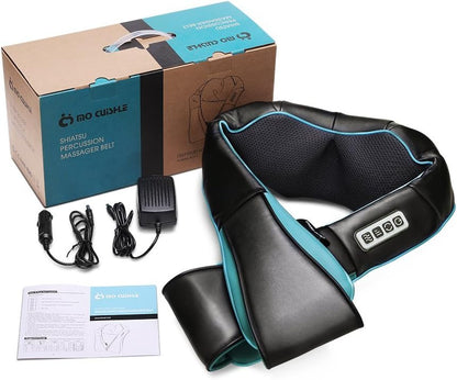 4D Shiatsu Neck & Shoulder Massager with Heat | Electric