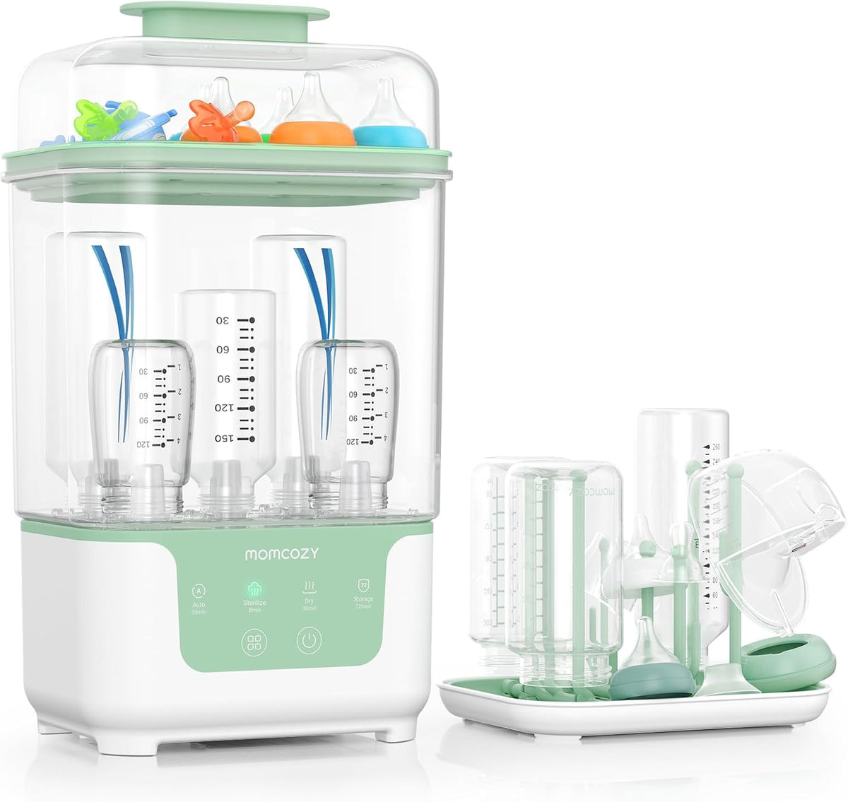 Modular 4-in-1 Bottle Sterilizer & Dryer with Compact Design
