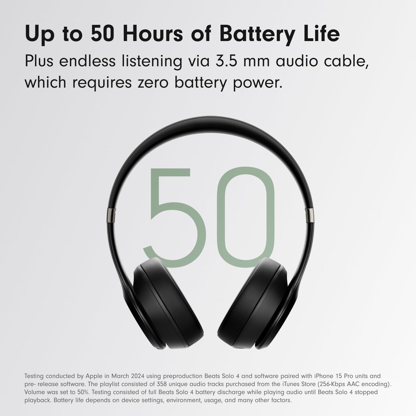 Wireless On-Ear Headphones – 50-Hour Battery & Premium Sound