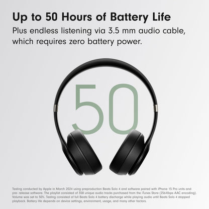 Wireless On-Ear Headphones – 50-Hour Battery & Premium Sound