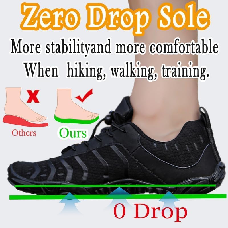 Barefoot Minimalist Shoes - Zero Drop Wide Toe Box Training