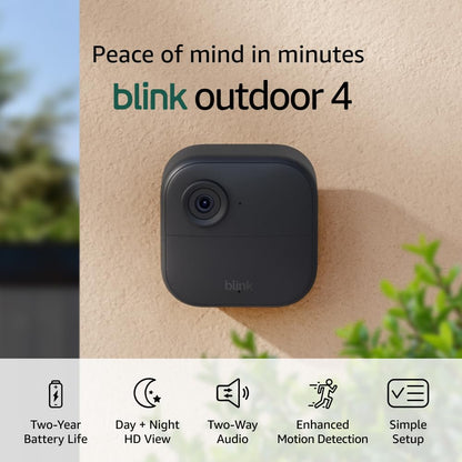 Wireless Outdoor Security Camera – 2-Year Battery Life