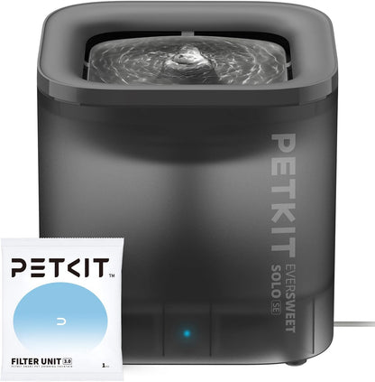 Wireless Cat Water Fountain 65oz - Ultra-Quiet Cordless Design