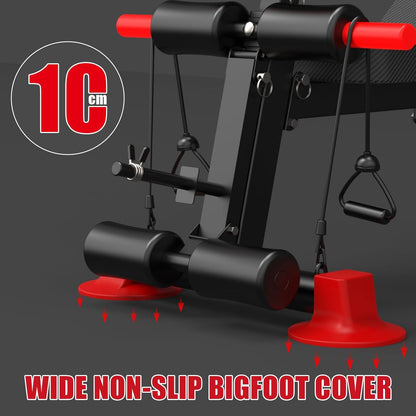 FlexCore Adjustable Weight Bench - Home Gym Training Equipment