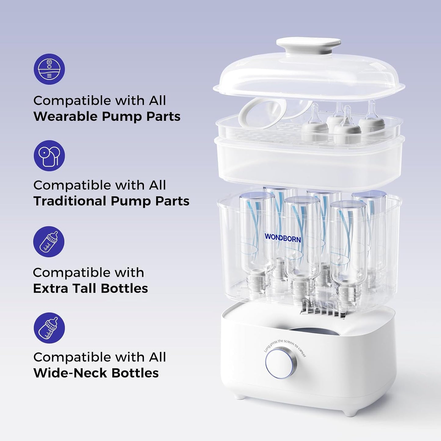 Baby Bottle Sterilizer & Dryer | 99.999% Sterilization