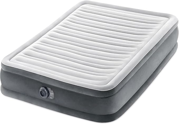 Premium High-Rise Air Mattress with Built-In Pump | Queen