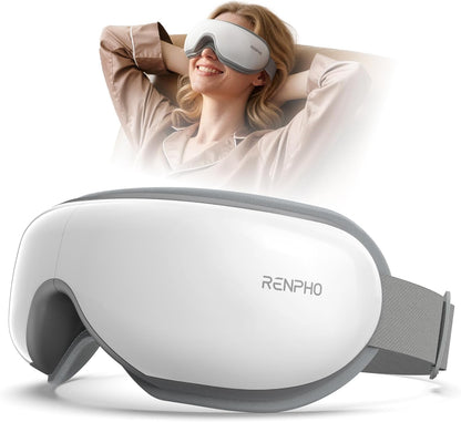 Heated Eye Massager with Compression & Voice Control