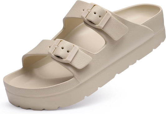 Arch Support Platform Sandals | Lightweight Foam Slides