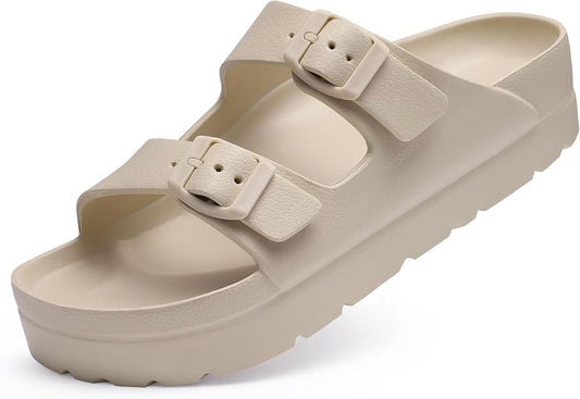 Arch Support Platform Sandals | Lightweight Foam Slides