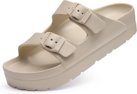 Arch Support Platform Sandals | Lightweight Foam Slides