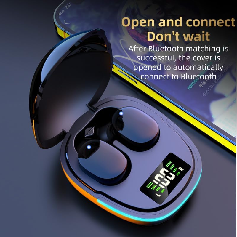 Wireless Bluetooth 5.4 Earbuds with 40H Playtime & Touch Control
