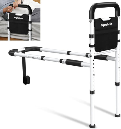 Bed Rails with 350 LB Capacity – Curved & Straight Handles