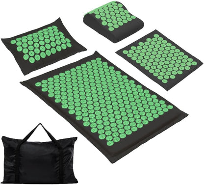 Acupressure Mat & Pillow Set with Carry Bag
