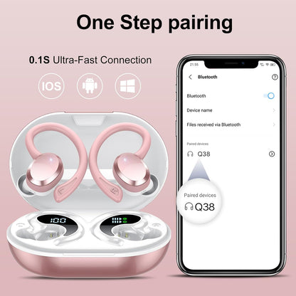 Wireless Sport Earbuds with 68Hr Battery & IPX7 Waterproof