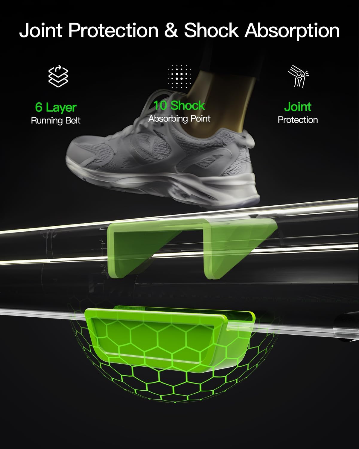 Walking Pad with Incline & Remote Control for Home