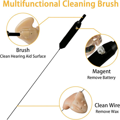 Premium Hearing Aid Cleaning Kit – 4-Piece Professional Set