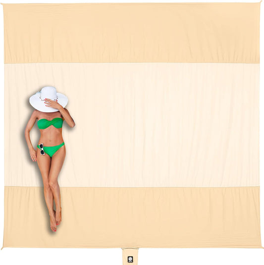 Oversized sandproof waterproof beach blanket