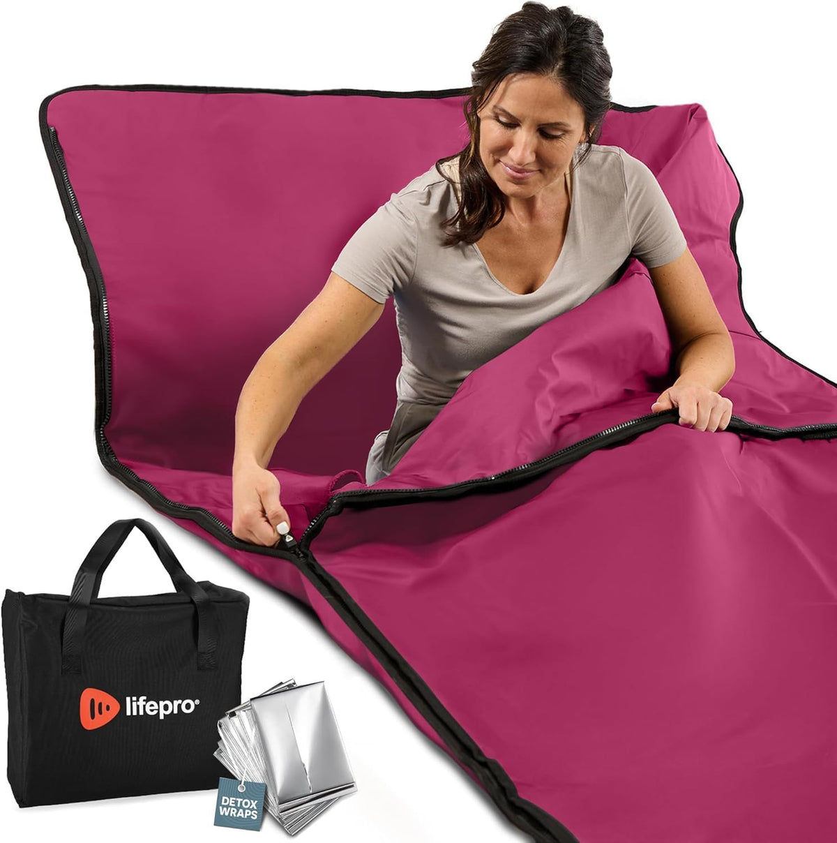 Infrared Sauna Blanket with Low EMF & 9 Temperature Levels