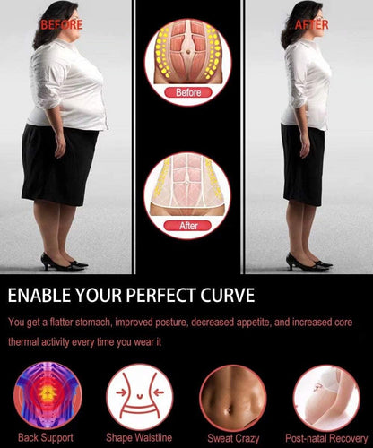 SculptFlex Waist Training Belt - Premium Thermal Shaper