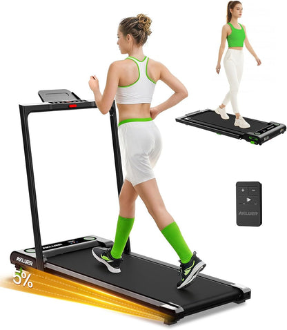 Walking Pad with Incline & Remote Control for Home