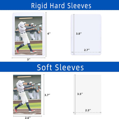 Premium Card Sleeves - Rigid & Clear Protectors for Trading Cards