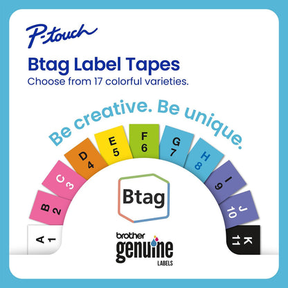 Handheld Label Maker with Color Personalized Tape