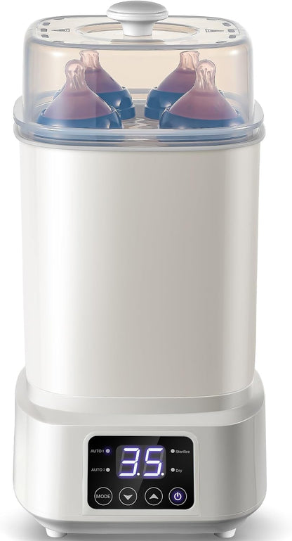 4-in-1 Baby Bottle Steamer & Dryer with LED Touch Screen