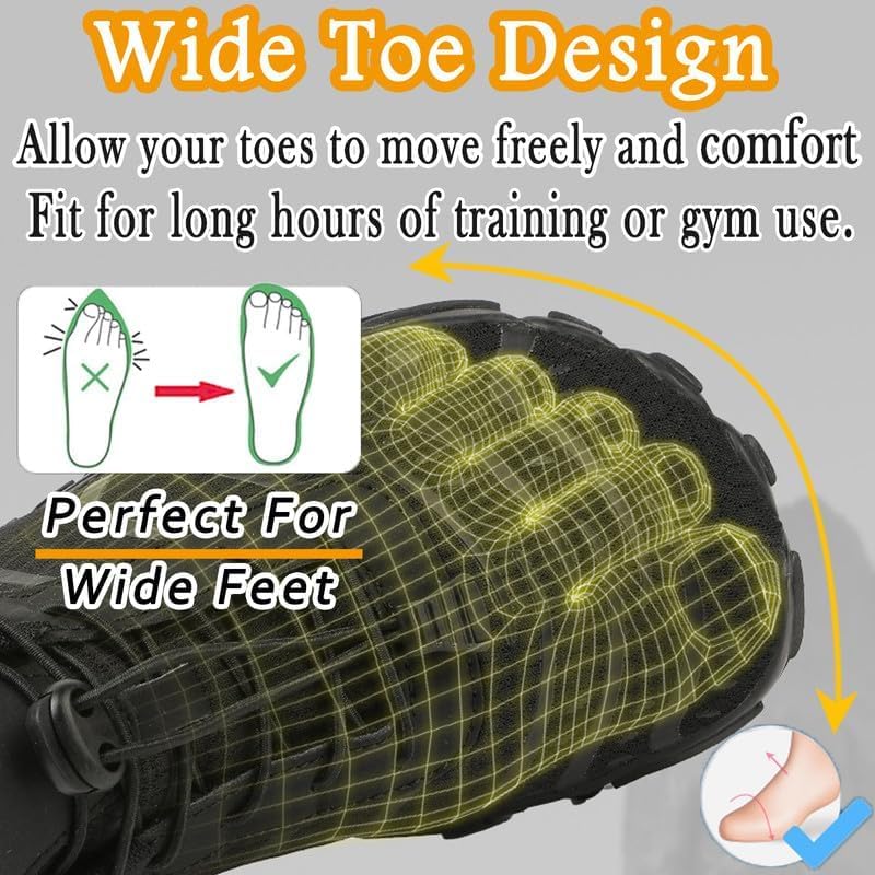 Barefoot Minimalist Shoes - Zero Drop Wide Toe Box Training