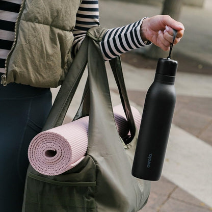 Insulated Stainless Steel Water Bottle with Straw - 24oz