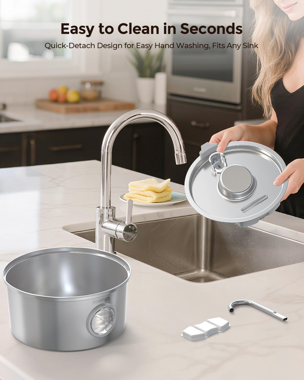 Stainless Steel Cat Water Fountain 108oz Pet Hydration System