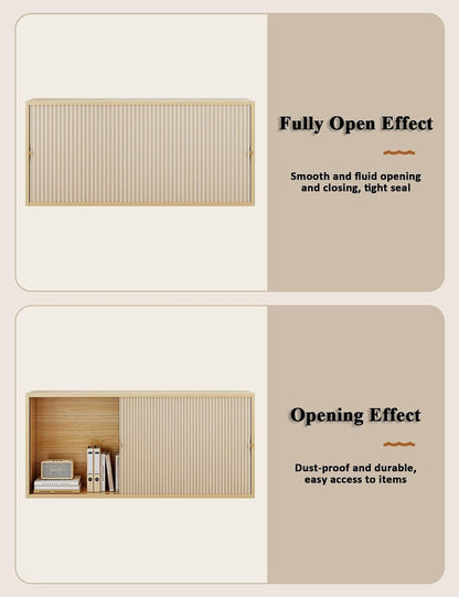 Magnetic Folding Cabinet Curtains – Honeycomb Privacy Panels
