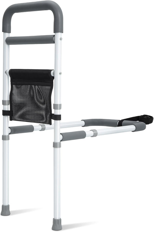 Bed Rails with Support Legs for Enhanced Bedside Stability