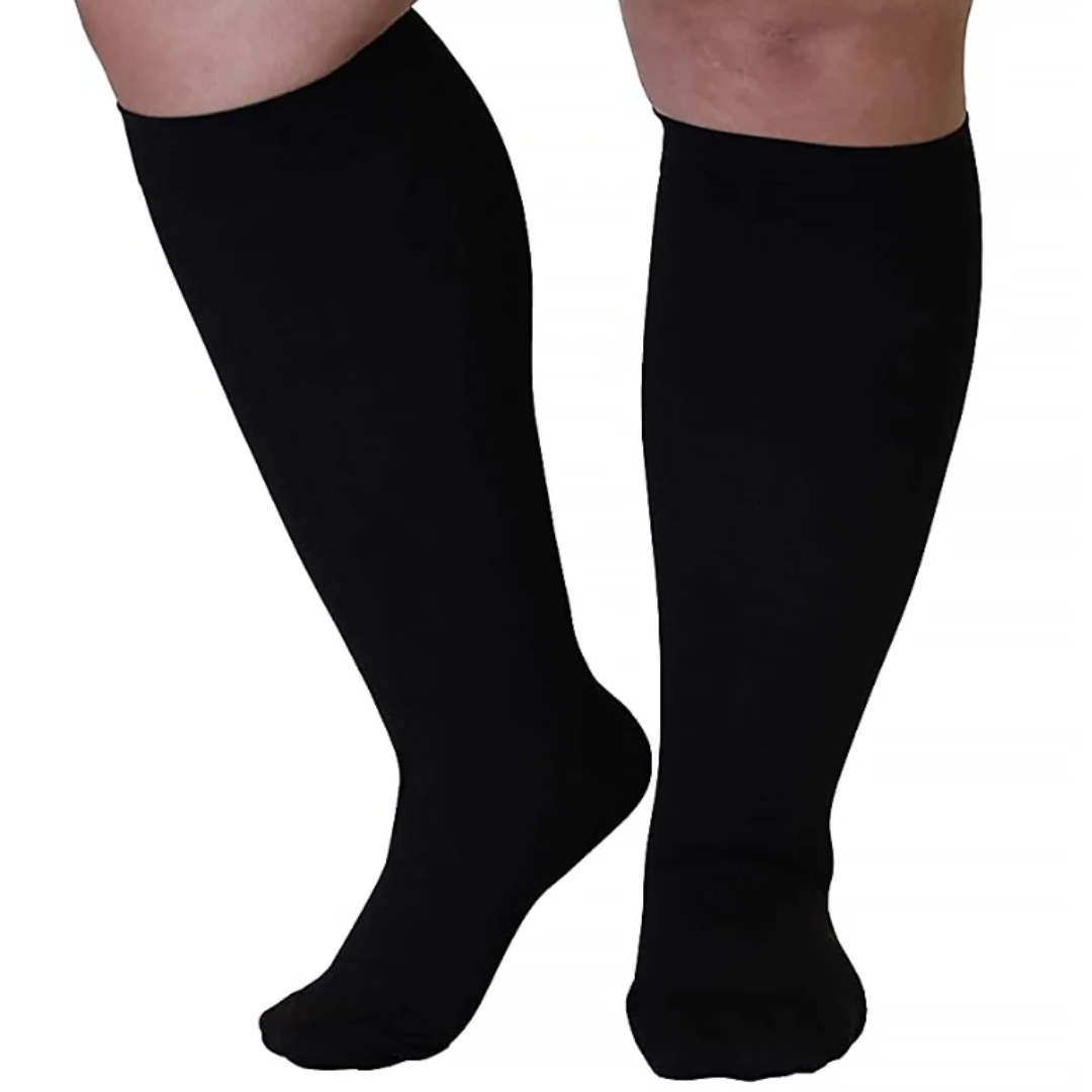 20-30mmHg Plus Size Compression Socks for Men and Women