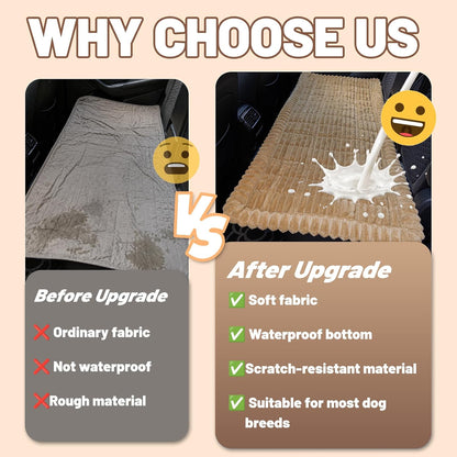 Waterproof Dog Car Seat Cover for Back Seat Protection