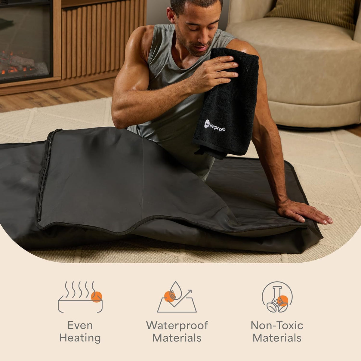 Infrared Sauna Blanket with Low EMF & 9 Temperature Levels