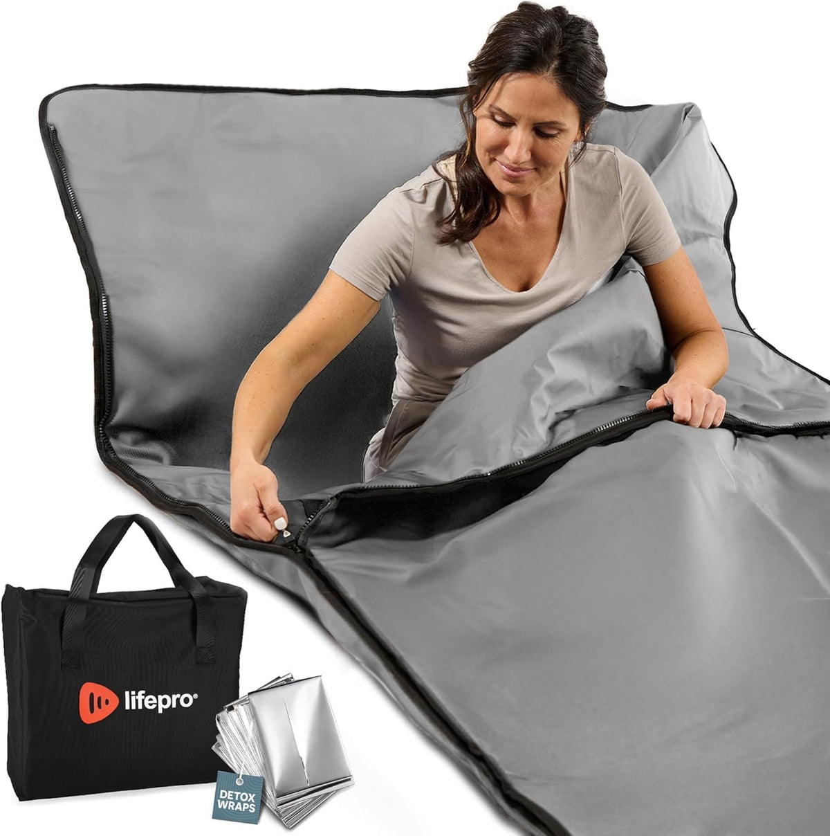 Infrared Sauna Blanket with Low EMF & 9 Temperature Levels