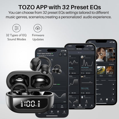 Open Ear Wireless Earbuds with 40H Battery & Bluetooth 5.4