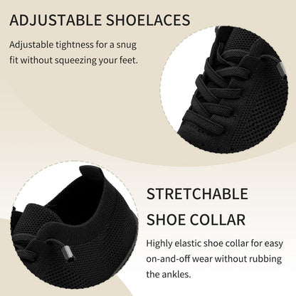 Barefoot Shoes Women Wide Toe Box Minimalist Walking Sneakers
