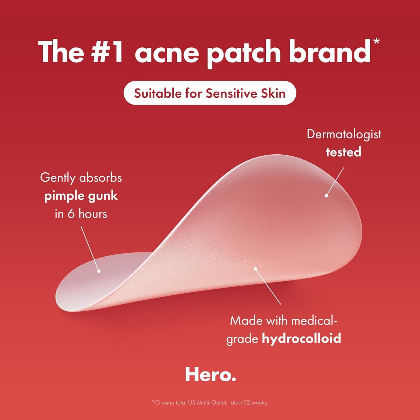 Hydrocolloid Spot Treatment Patches - Vegan & Cruelty-Free