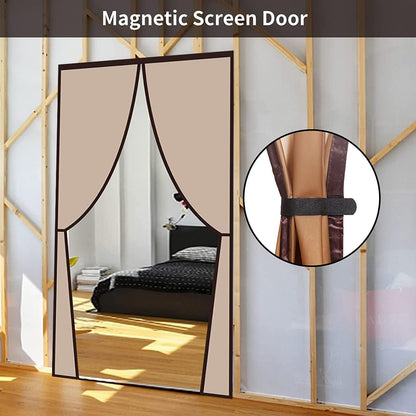 Magnetic Insulated Door Curtain - Thermal Auto-Close Screen