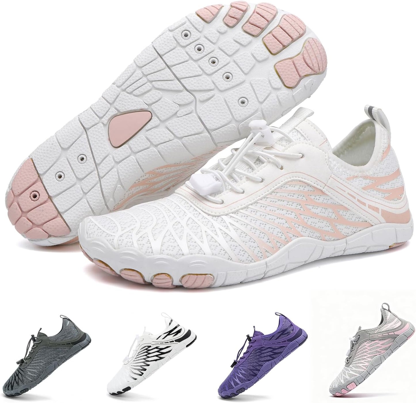 Barefoot Wide Toe Box Shoes – Breathable Athletic Water Shoes