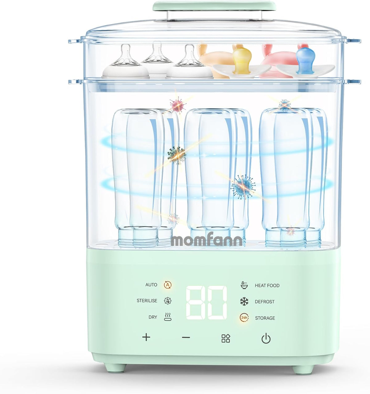 Baby Bottle Sterilizer and Dryer with UV Technology
