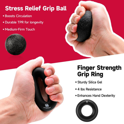 Pro Grip Trainer Kit - 5-Pack Adjustable Hand Strengthener