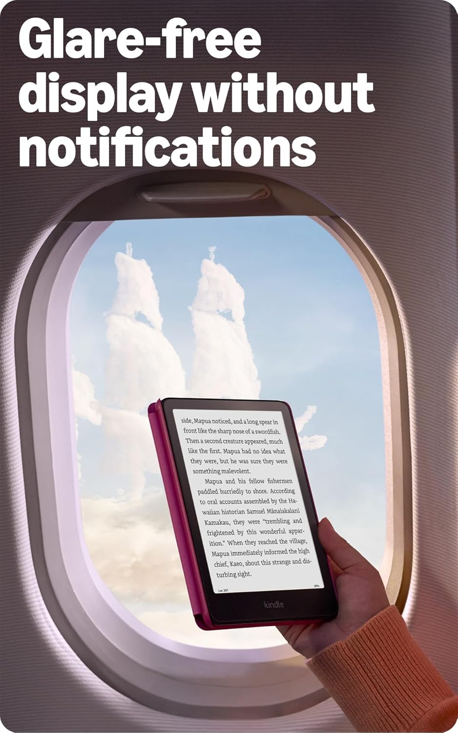 Premium E-Reader 16GB | 7 Inch Glare-Free Display | Weeks Battery