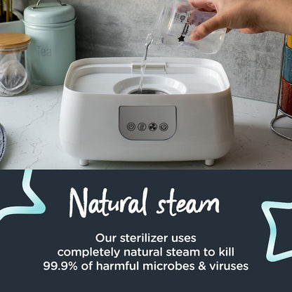 Electric Steam Sterilizer & Dryer for Baby Bottles