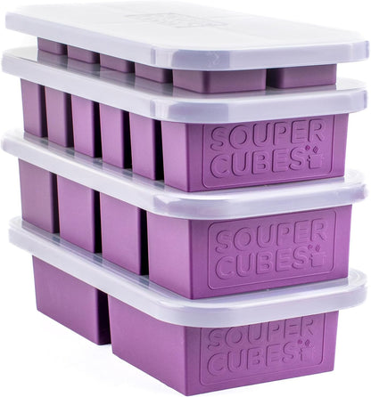 Premium Silicone Freezer Mold Gift Set - Meal Prep System